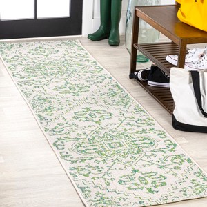 JONATHAN Y Estrella Bohemian Medallion Textured Weave Indoor/Outdoor Area Rug - 1 of 4