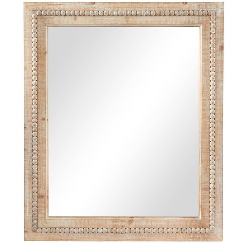 Andy Star 30 X 40 Inch Rectangular Wood Framed Vanity Mirror With