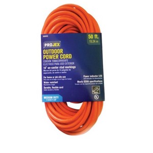 Projex Outdoor 50 ft. L Orange Extension Cord 14/3 SJTW - 1 of 1