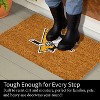 EvergreenNHLPittsburgh Penguins Logo Natural Coir 28 x 16 Inches Indoor Outdoor Doormat - 3 of 4