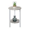 23.75" Graystone 2 Tier Plant Stand - Breighton Home - 3 of 4