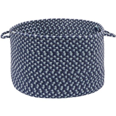 Colonial Mills Montego Utility Basket, 14 by 10-Inch, Blue Burst, Green