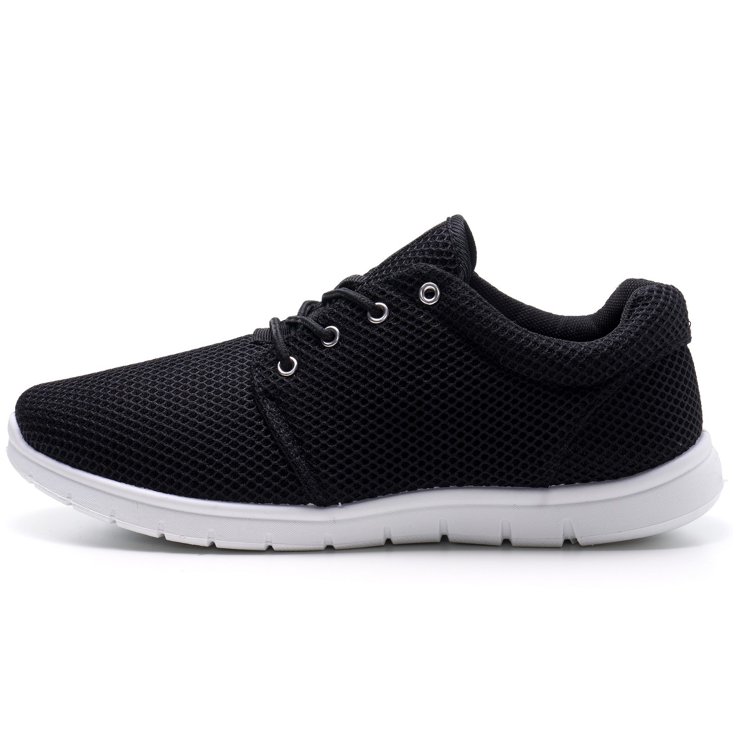 Мужские кроссовки Alpine Swiss Kilian Walking Shoes Breathable Mesh Running Shoes Lightweight Fashion Sneakers Athletic Tennis Trainers BLK 11 — фото 4