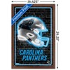Trends International NFL Carolina Panthers - Neon Helmet 23 Framed Wall Poster Prints - 3 of 4