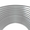 vidaXL Garden Raised Bed - Powder-Coated Steel, Round Planter – Rust Resistant and Weatherproof - Perfect for Outdoor Planting, Gray - 4 of 4