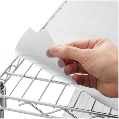 Alera Shelf Liners For Wire Shelving, Clear Plastic, 36W X 18D, 4