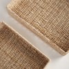 Plum & Post Juliet Abaca Nesting Rectangular Trays, Natural, Set of 2 - 3 of 4