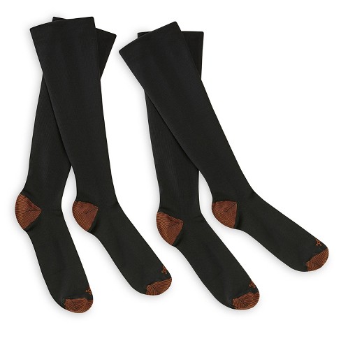 Tommie Copper Compression Knee Support High Sock 2pk Target