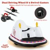 Infans 6V Kids Ride On Bumper Car Vehicle 360° Spin Race Toy w/ Remote Control White - 4 of 4