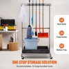VEVOR Garden Tool Organizer, 10 Slots with Hooks, Yard Tool Tower Rack with Wheels for Garage Organization and Storage, Hold Long-Handled Tool/Rake - 3 of 4