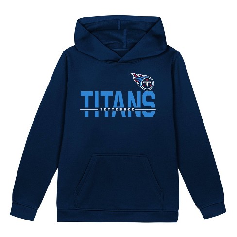 NFL Tennessee Titans Boys' Long Sleeve Performance Hooded Sweatshirt - image 1 of 1