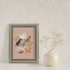 9" x 11" Dogs Antique Wall Art Metallic Gold - Petal Lane: Modern Canvas, Silver Frame, Animal Theme - 2 of 3