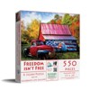 Sunsout Freedom Isn't Free 550 pc  Fourth of July Jigsaw Puzzle 30125 - 2 of 4