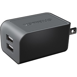 OtterBox Dual USB Wall Charger 2.4AMP - Black - Certified Refurbished - 1 of 4