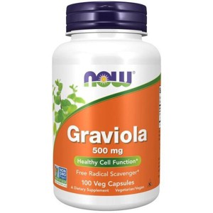 Graviola 500mg by Now Foods  -  100 Capsule - 1 of 3