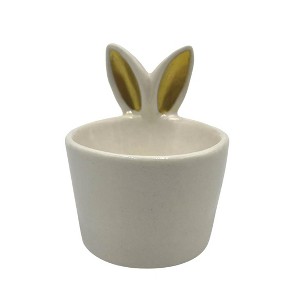 Transpac Ceramic Easter Bunny Egg Holder Home Decorations Easter - 1 of 1