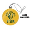 North Dakota State Bison Secondary Acrylic Christmas Tree Holiday Ornament - 3 of 4