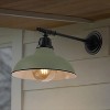 JONATHAN Y Wallace Farmhouse Industrial Indoor/Outdoor Iron LED Victorian Arm Outdoor Sconce - 2 of 4