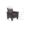 Anybear PU Leather Accent Chairs - 4 of 4