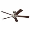 Kichler Lighting Lucian Elite Xl 1 - Light Ceiling Fan in  Brushed Nickel - 3 of 4