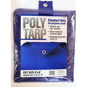 Projex 6 ft. W X 8 ft. L Light Duty Polyethylene Tarp Blue - 1 of 1