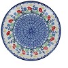 Blue Rose Polish Pottery Ceramika Artystyczna Dessert Plate - 2 of 2