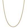 Black Bow Jewelry 2.4mm 14k Yellow Gold Hollow Anchor Chain Necklace - 3 of 4