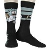 Adult Swim Men's Rick & Morty Character Panic Face Knit Crew Sock 2 Pair - 3 of 4