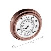 Decorative Indoor/Outdoor Wall Thermometer, Temperature, and Hygrometer Gauge - for Home, Patio, Porch, or Sunroom by Nature Spring - 3 of 4
