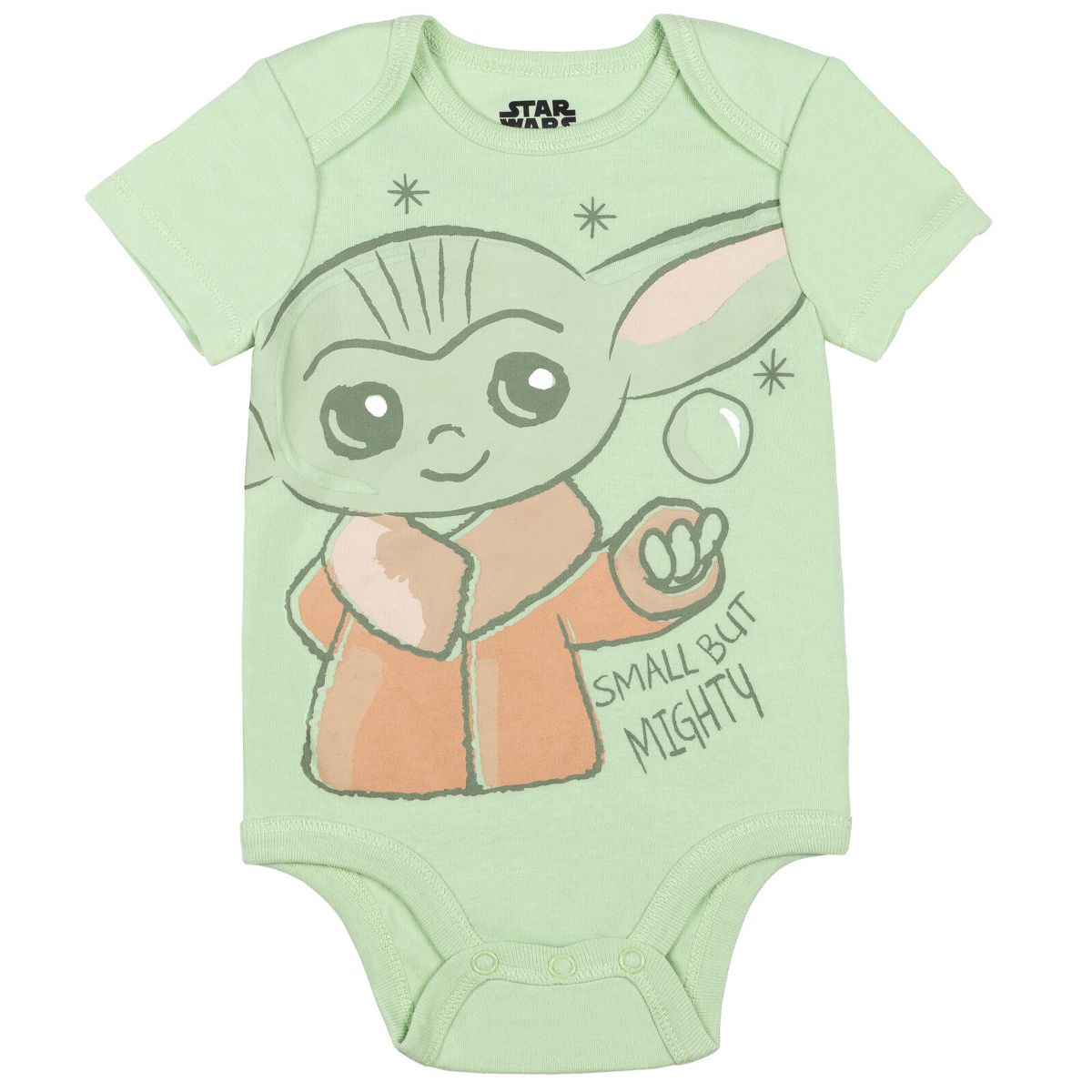 Star Wars Baby 5-Pack Short Sleeve Bodysuits Newborn to Infant - thumbnail 3