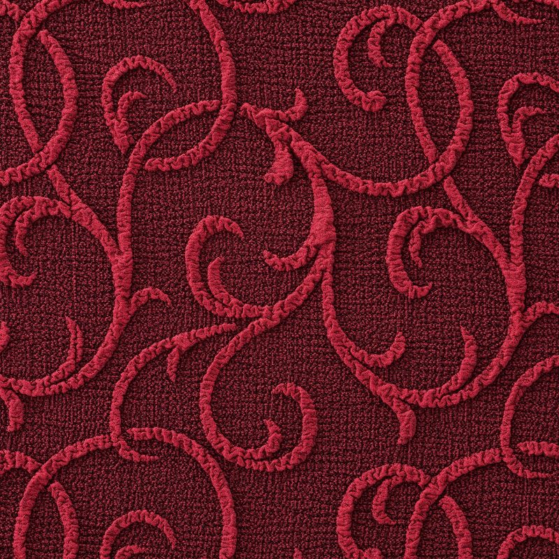 Collections Etc Scroll Jacquard Sofa Cover, 3 of 5