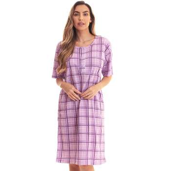 Universal Labor & Delivery Gown, Lilac Bloom