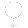 Adornia Silver Crystal 32" Tennis Knotted Lariat - 4 of 4