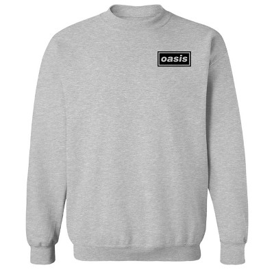 Oasis Men's Decca Logo Long Sleeve Graphic Cotton Sweatshirt