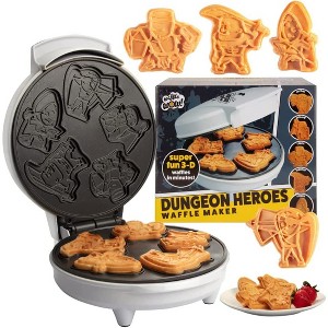 Sea Creature Mini Waffle Maker- Create 7 Different Ocean Animal Shapes in Minutes  Make Breakfast Fun and Cool for Kids & Adults w/ Novelty Aquatic - 1 of 3