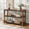 Farmhouse Entryway Table,47 Inch Narrow Long Console Table with Storage, 3 Tier Wood Behind Couch Table for Living Room, Hallway Table for Foyer - 3 of 4