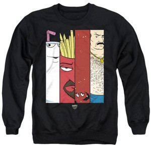 Aqua Teen Hunger Force Group Tiles Unisex Adult Crewneck Sweatshirt - 1 of 4