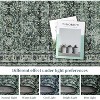 Acekool 5x7 Washable Area Rug, Non-Slip, Ultra Thin Vintage Floral Farmhouse Carpet, Soft Stain Resistant Accent Rug for Living Room, Taupe - 4 of 4