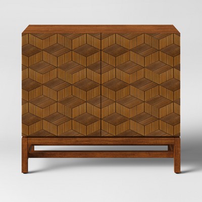 Tachuri Geometric Front 2 Door Cabinet 