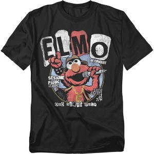 Men's Sesame Street Elmo In Concert Tee T-Shirt - 1 of 4