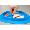 Nuby Oval Sectioned feeding mat - Blue - 2 of 3