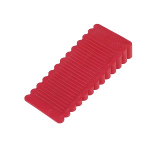 Unique Bargains Door Stop Under-Door Installation Small Wave Edges 3.66"x1.57"x0.59" 1 Pc - 1 of 4