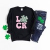Simply Sage Market Women's Graphic Sweatshirt Irish Rainbow - 3 of 4