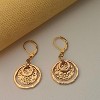 Sterling Silver Leverback Earrings for Women, 14K Gold and Silver Drop Dangle Earrings Jewelry Hypoallergenic - 4 of 4