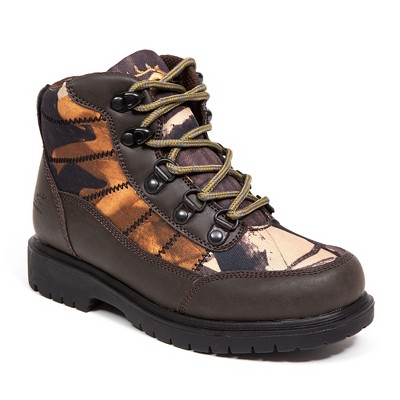 Deer Stags Hunt Boy's Rugged Thinsulate Water Resistant Camo Hiker Boot
