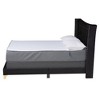 Baxton Studio Easton Contemporary Glam and Luxe Metal Panel Bed - 3 of 4