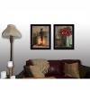 Gulches 2-Piece Vignette By Susan Boyer, Printed Wall Art, Ready To Hang Framed Poster, Black Frame(Country Candlelight Collection) - 4 of 4