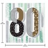 Creative Converting Minted Milestone Chocolate Chip Mint 80th Birthday Tableware and Decor Set 8ct - 3 of 4