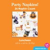 Big Dot of Happiness Halloween Pets Party Napkins, Cat and Dog Costume Party Halloween Decor, White 3-Ply Paper Luncheon Napkins - 24 Count - 4 of 4