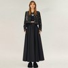 Anna-Kaci Women's Full Maxi Skirt with Wide Smooth Waistband and Flowing Voluminous Silhouette for Soft Elegant Movement - 2 of 4